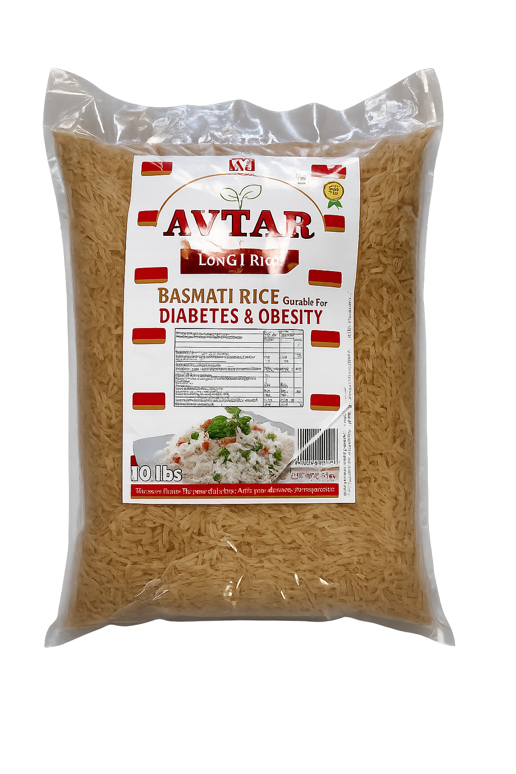 Avtar Basmati Rice 4.53 kg | Africa Products Shop