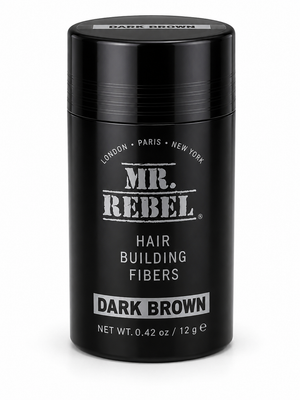 Mr Rebel Hair Building Fibers Wax Dark Brown 12 g - Hairwaxshop