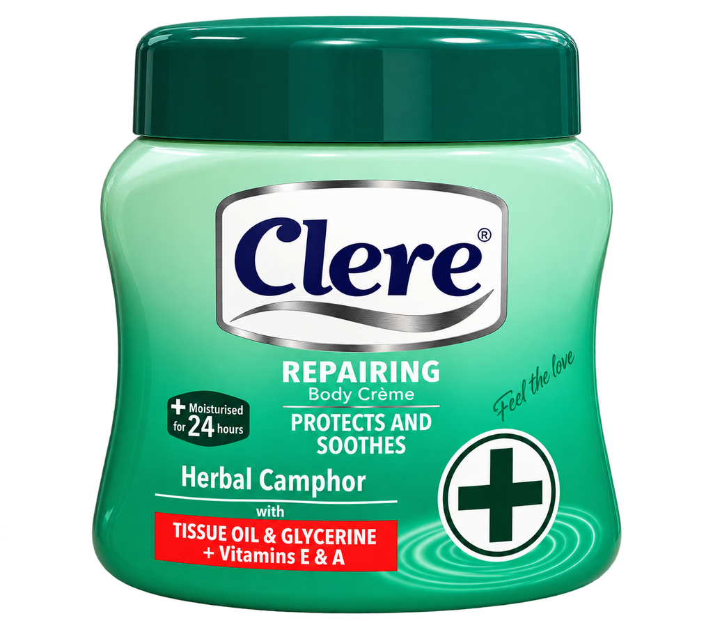 Clere Repairing Herbal Camphor Body Creme 500 ml