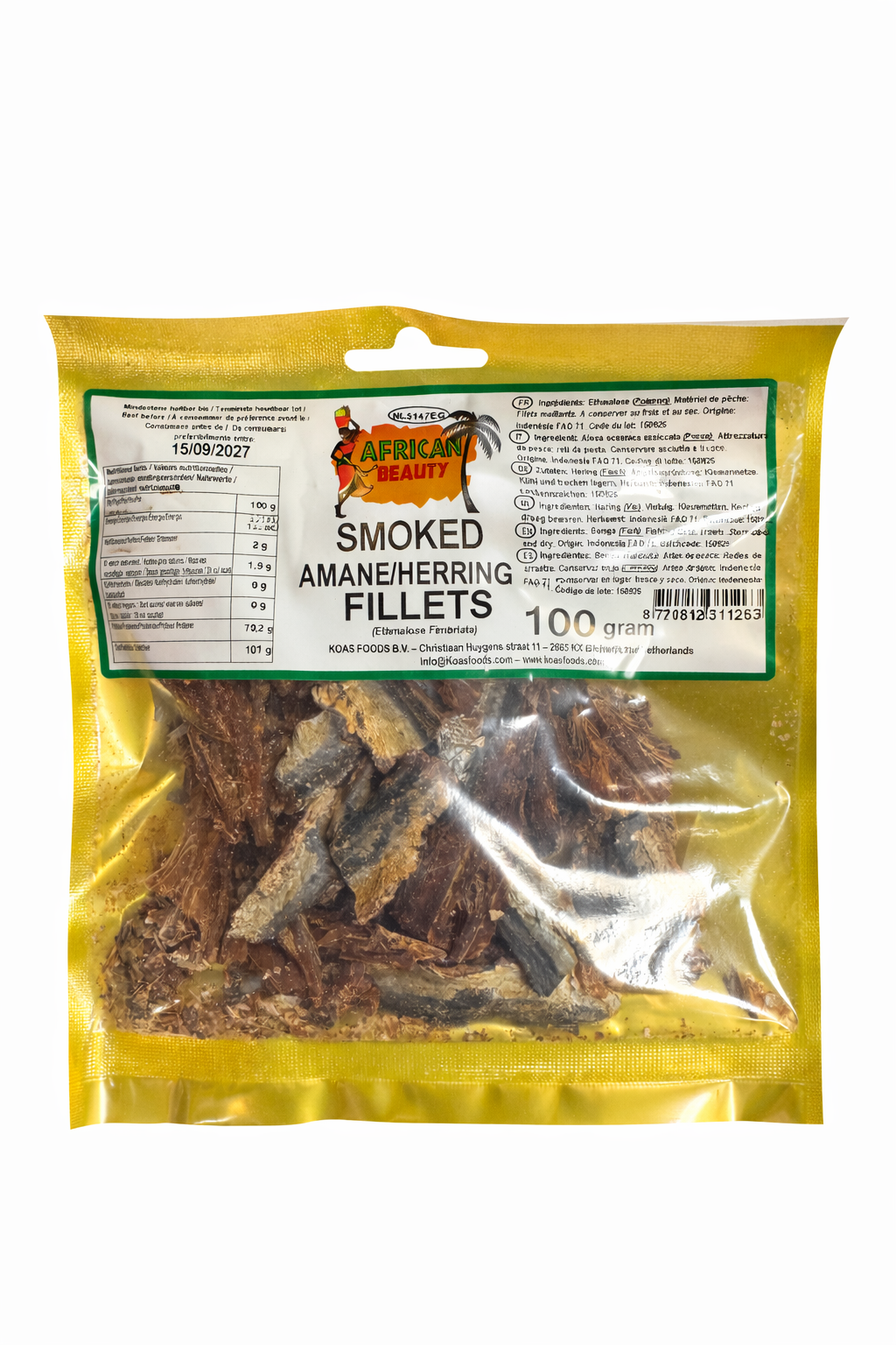 African Beauty Amane/Herring Fillets 100 g