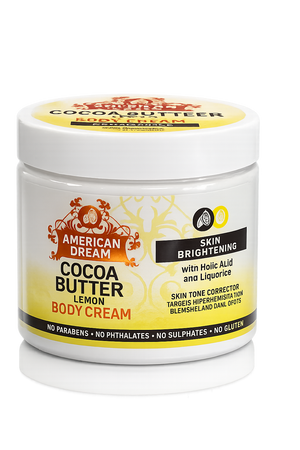 American Dream Cocoa Butter Lemon Kojic Acid and Liquoric 453 g
