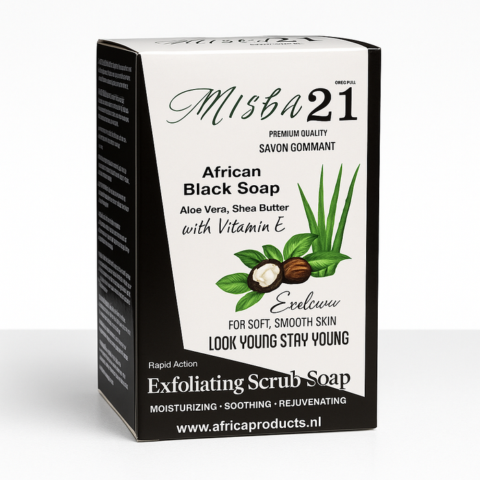 Misba21 Exfoliant Scrub African Black Soap 200 g