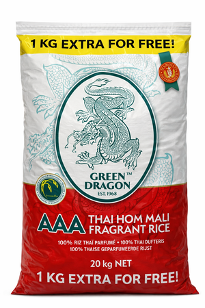Rijst producten - Dragon Green Pandan Perfumed rice AAA 20 kg