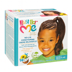 Just for Me No Lye Conditioning Creme Relaxer Kit Regular