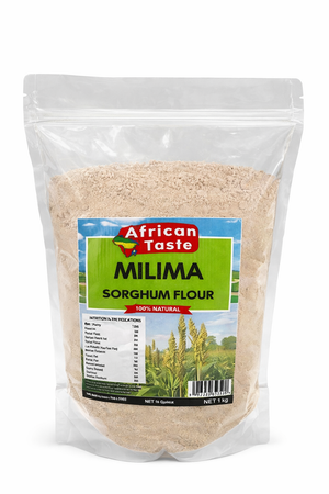 African Taste Bio Red Sorghum Flour Milima Uganda 1kg