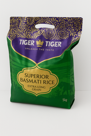 Tiger Superieur Basmati Rice Extra Long Grain 5kg