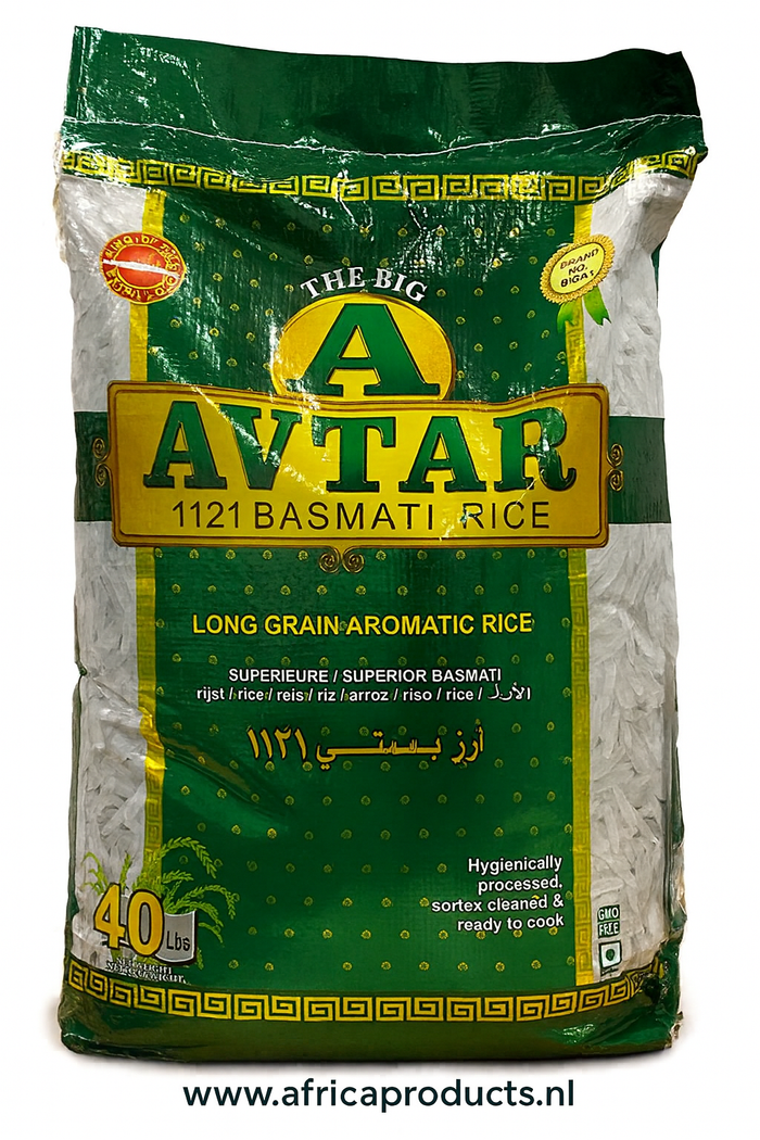 A Big Avtar Long Grain Basmati Rice 18 kg