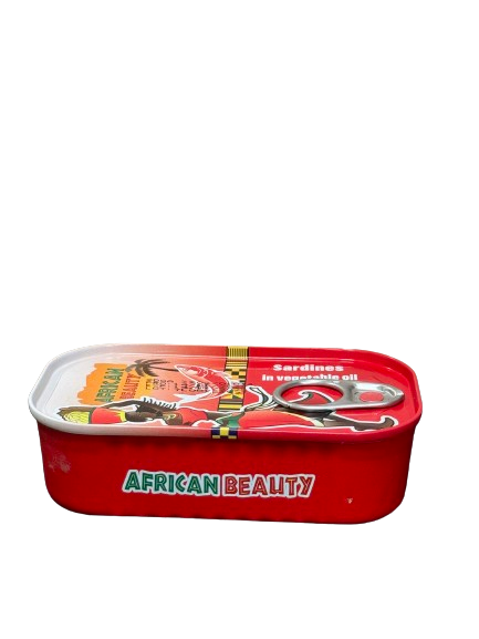 African Beauty Sardines in Vegetable Oil 125 g