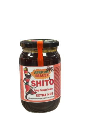 African Beauty Shito Spicy Pepper Sauce Extra Hot 350 g