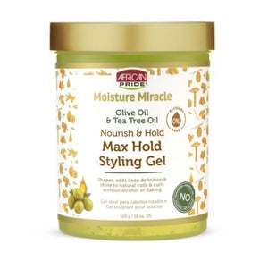 African Pride Moisture Miracle Olive & Tea Tree Gel 510 G