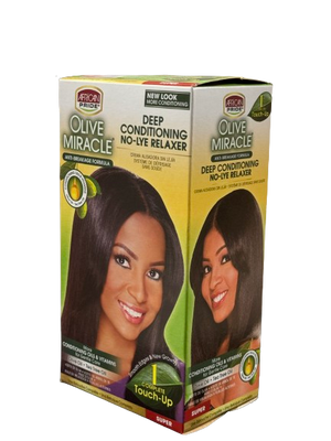 African Pride Olive Miracle Deep Conditioning No-Lye Relaxer - Africa Products Shop