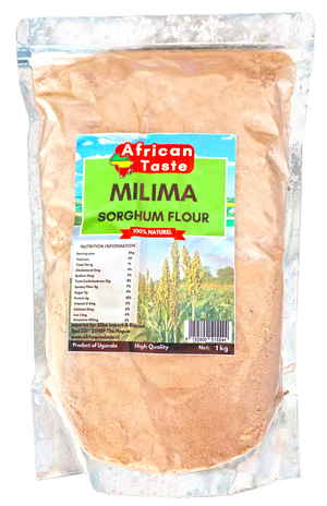 African Taste Bio Red Sorghum Flour Milima Uganda 1kg