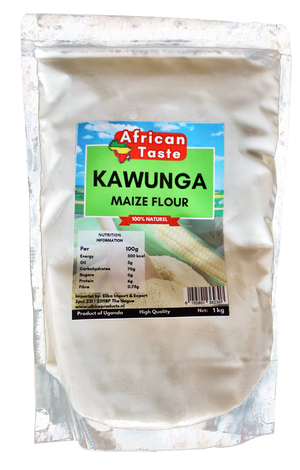 African Taste Kawunga Bio Maize Flour Uganda 1kg