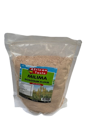 African Taste Bio Red Sorghum Flour Milima Uganda 1kg