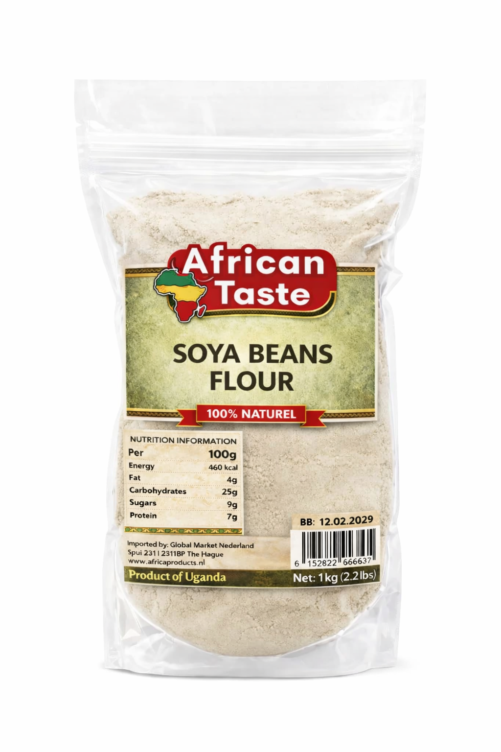 African Taste Soya Flour Uganda 1 kg