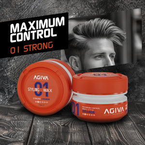 Agiva Hair Styling Aqua Wax Strong Orange 01 175 ml