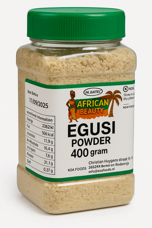 African Beauty Grounded Egusi Melon Seeds 400 g