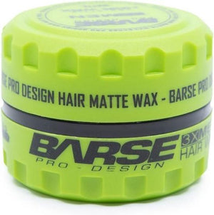 BARSE Green Hair Gel Wax Ultra Matte 150 ml