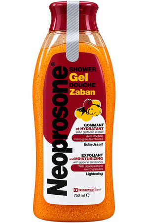 Neoprosone Exfoliant and Moisturizing  Zaban Shower Gel 750 ml