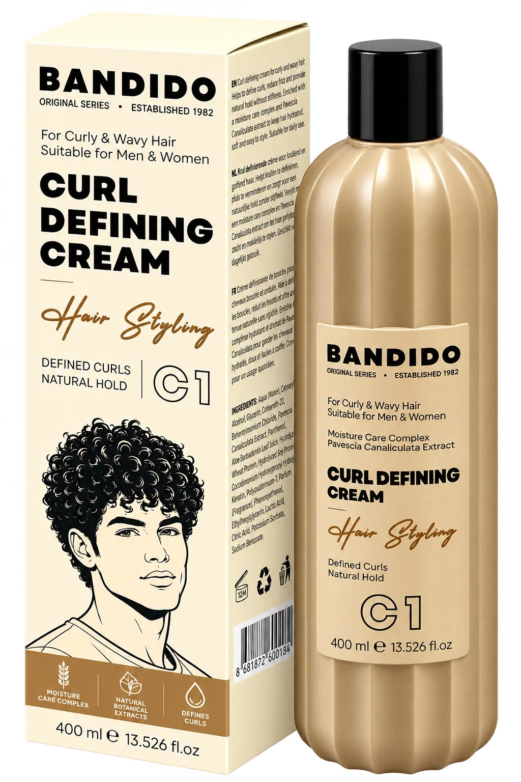 Bandido Curl Defining Cream C1 – 400 ml