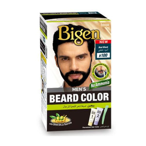 Bigen Men's Beard Color B100 Real Black