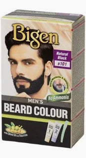 Bigen Men's Beard Color #101 Natural Black