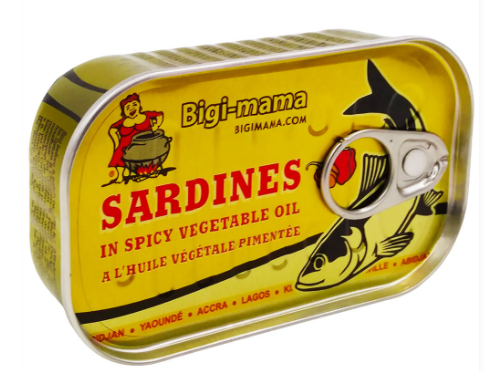 Bigi Mama Sardines Spicy Vegetable Oil 125 g