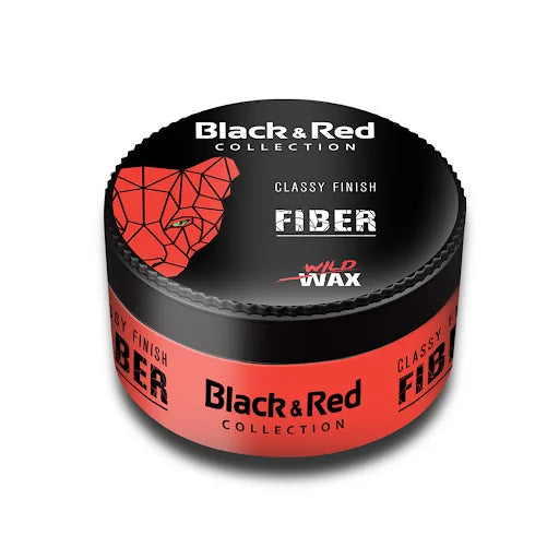 Black &amp; Red Fiber Hair Wax 150 ml