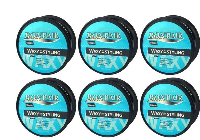 Bonhair Bubble Waxy Styling Wax 6 pieces