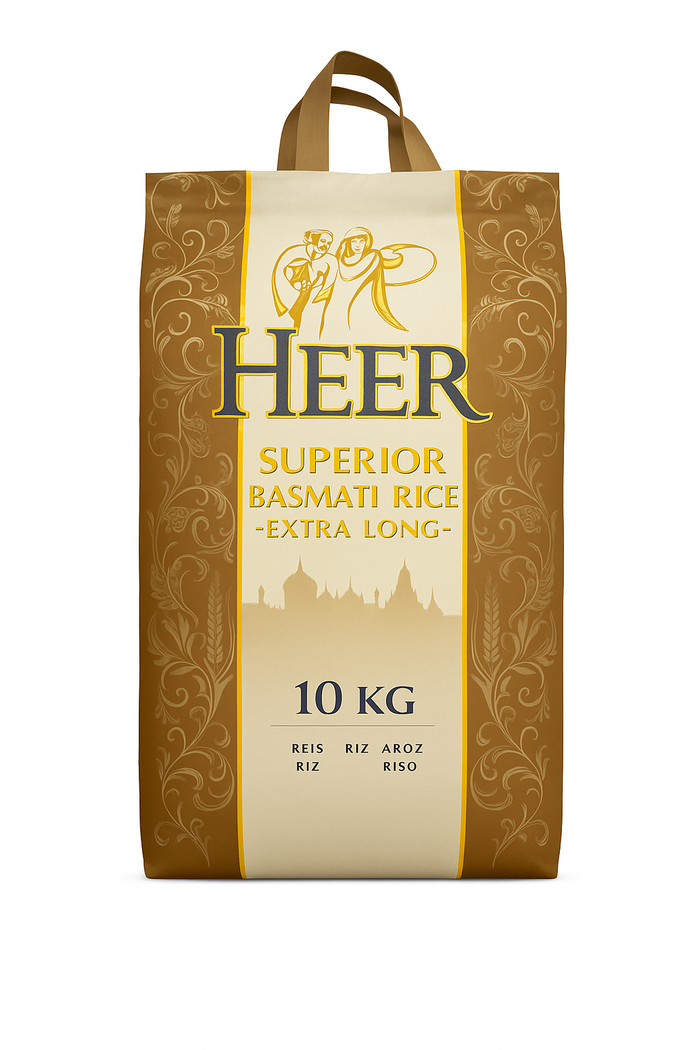 Heer Superior Basmati Rice Extra Long 10 KG