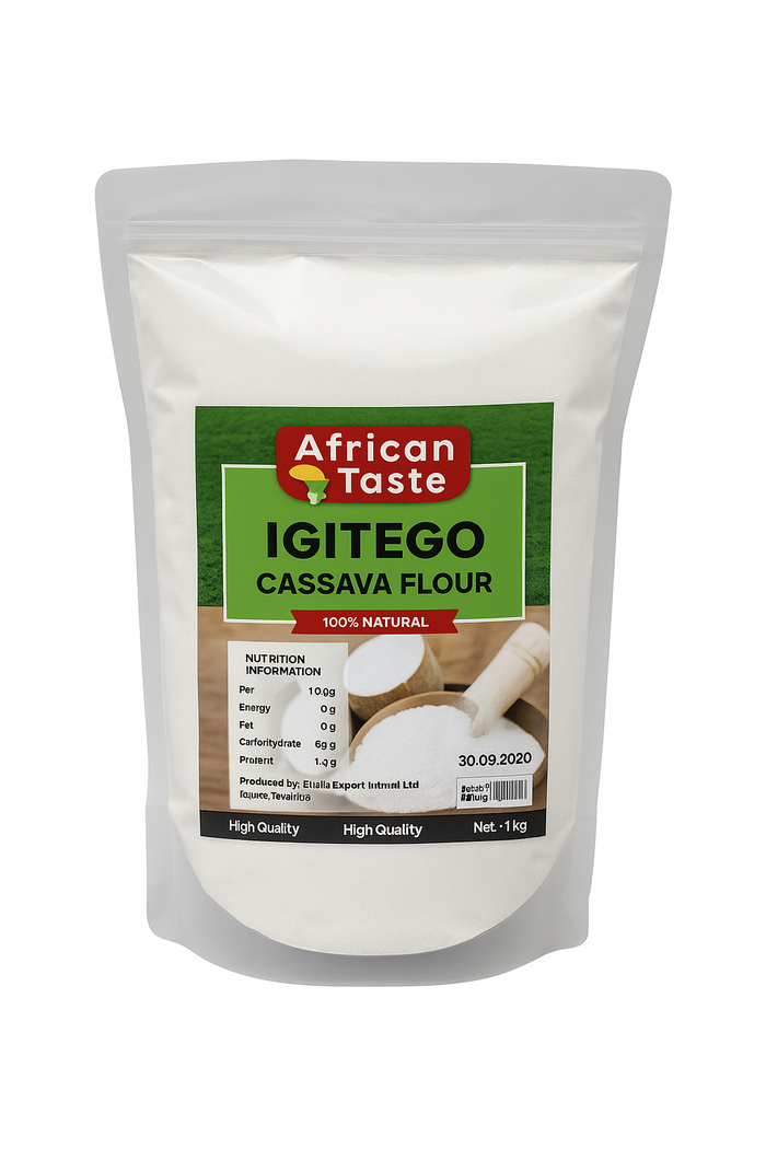 African Taste Bio Cassava Flour Igitego Rwanda 1kg