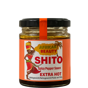 African Beauty Shito Spicy Pepper Sauce Extra Hot 160 g