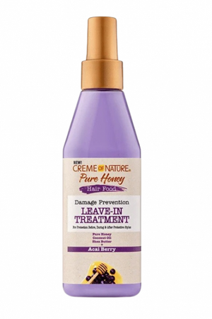 Creme of Nature Pure Honey Hair Food Damage Prevention Leave-In Treatment 8oz - Africa Products Shop