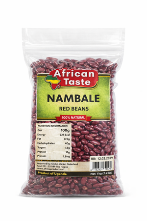 African Taste Nambale Organic Red Beans Uganda 1 kg