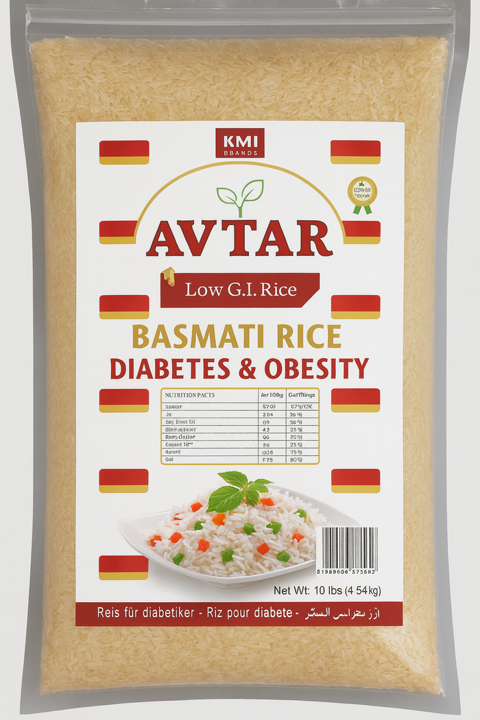 Avtar Basmati Rice Diabetes and Obesity 4.53 kg