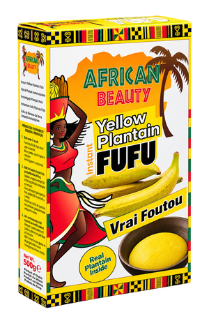 African Beauty Yellow Plantain Fufu 680 g