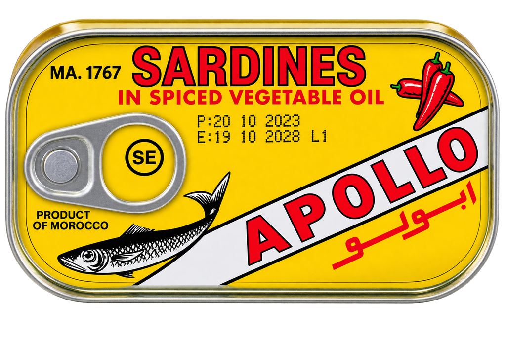 Apollo Sardines in Spiced Vegetable Oil 125g