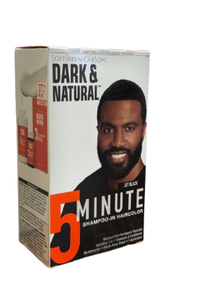 Dark and Lovely Dark and Natural Black Hair Color Shampoo Jet Black