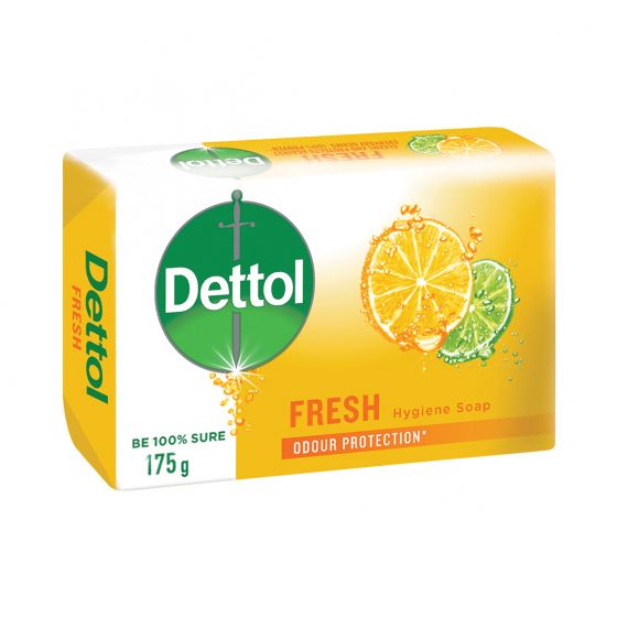 Dettol Fresh Hygiene Bath Soap Odour Protection 175 g