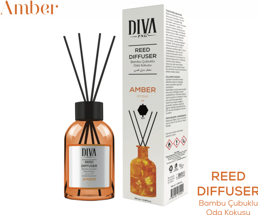Diva Reed Diffuser Amber 100 ml