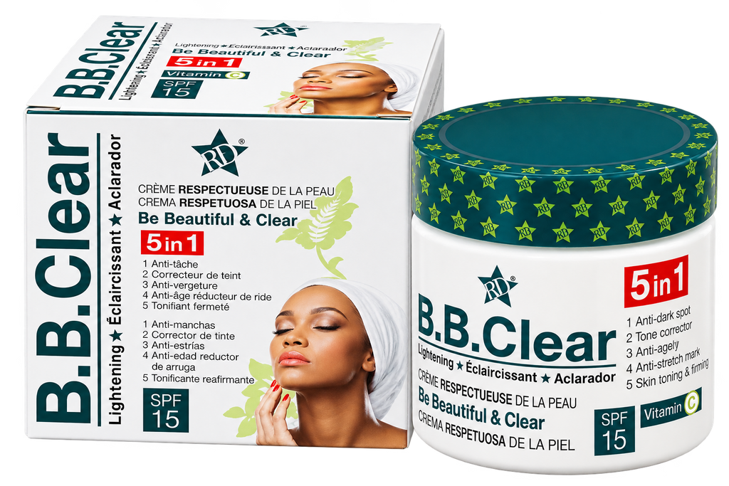 B.B. Clear Lightening Body and Face Cream SPF15 320 ml