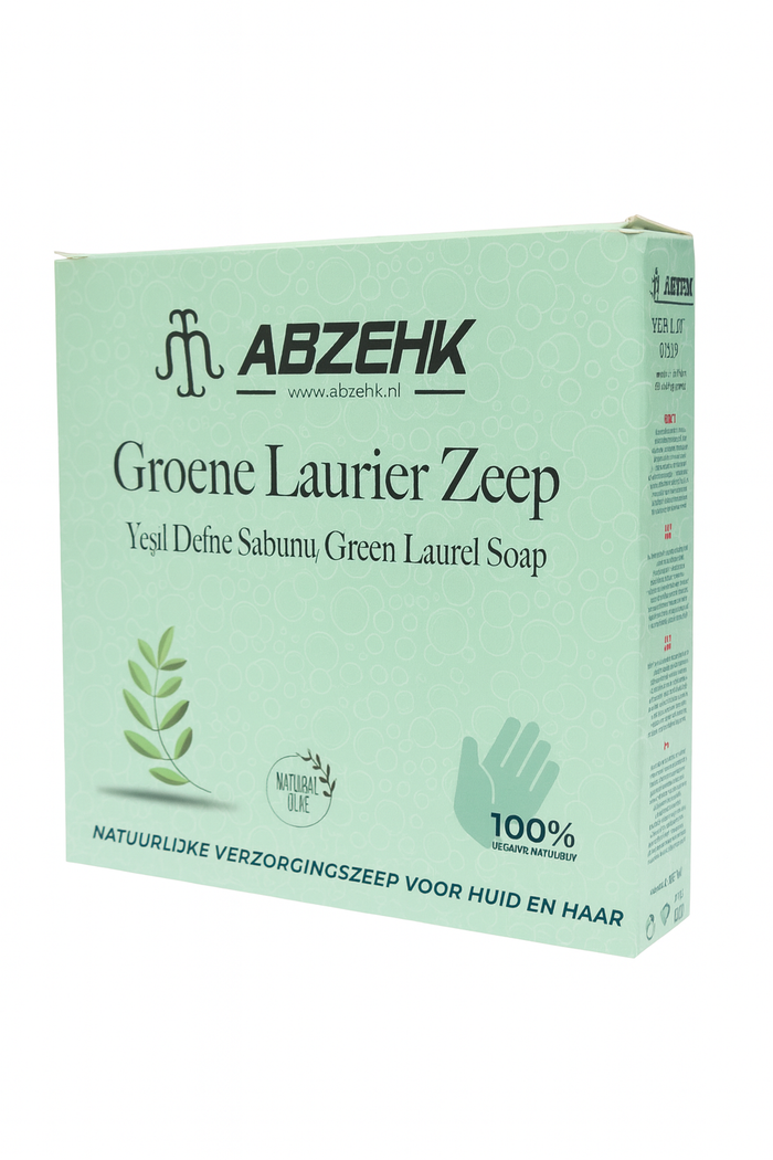 ABZEHK Groene Laurier Zeep 4 Stuks
