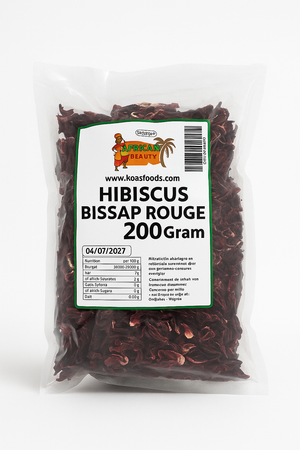 African Beauty Hibiscus Bissap Rouge 200 g