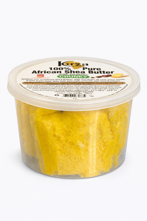 Kuza African Shea Butter Yellow Chunky 10 oz