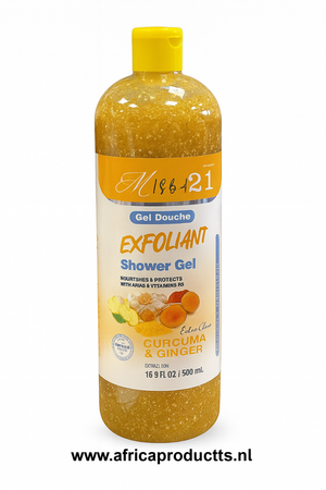 Misba21 Exfoliant Shower Gel Curricuma and Ginger 1000 ml