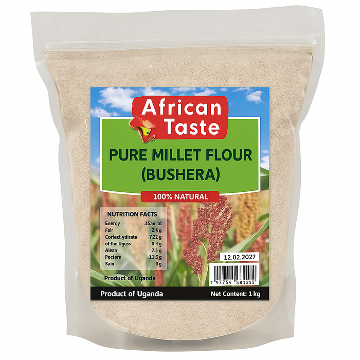 African Taste Kisoro Millet Flour Uganda 1 kg