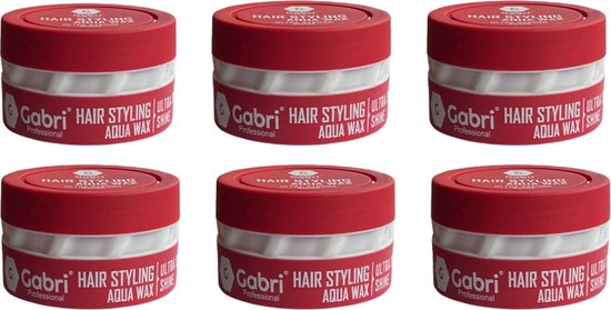 Gabri Hair Wax Ultra Strong Shine 6 pieces 