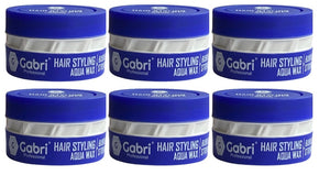 Gabri Natural Hair Styling Aqua Wax Bubble Gum Strong 6 pieces
