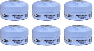 Glorie Aquamarine Styling Wax Firm Hold 6 pieces