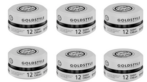 Gold Style Shiny Cream Hair Styling Wax 6 stuks
